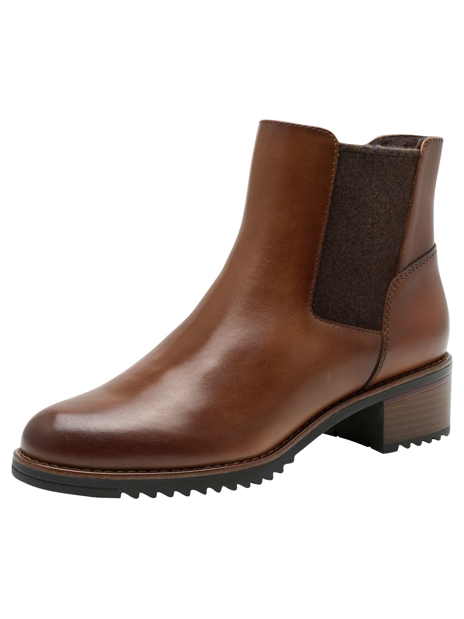Marco Tozzi Women's Mode-Stiefel 2-25376-45 Fashion Boot, Cognac, 7.5 UK