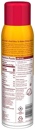 Vegalene Garlic Mist Seasoning Spray, 17oz Aerosol, 6-Pack