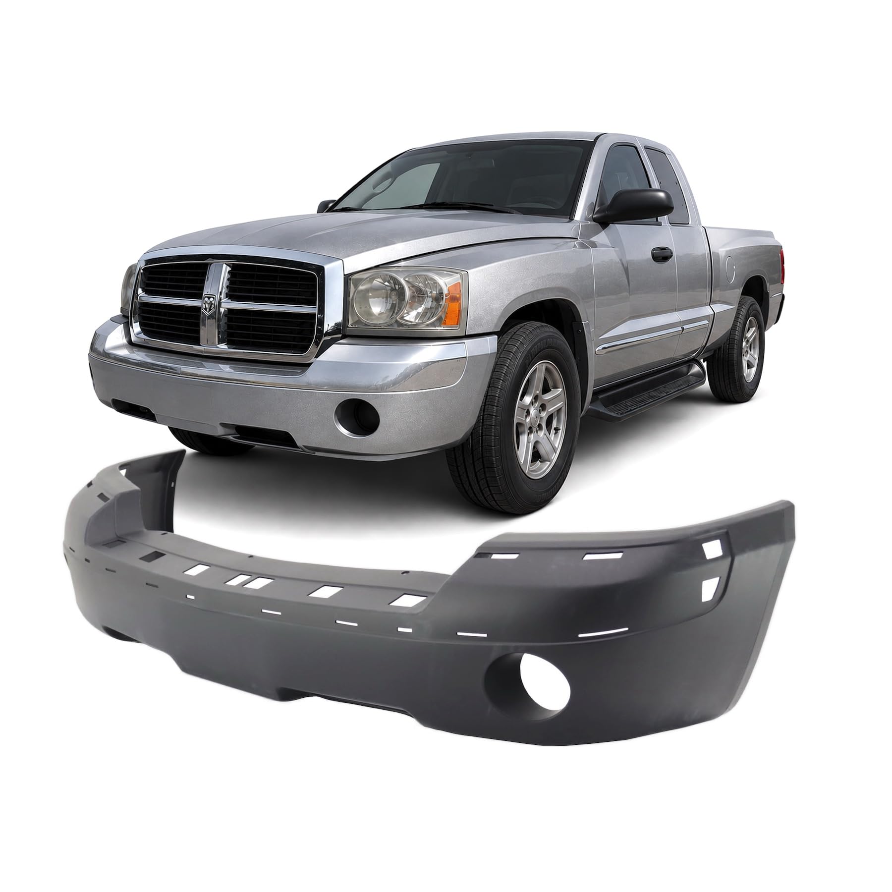 FitParts Compatible with Dodge Dakota 2005–2007 Front Bumper Cover