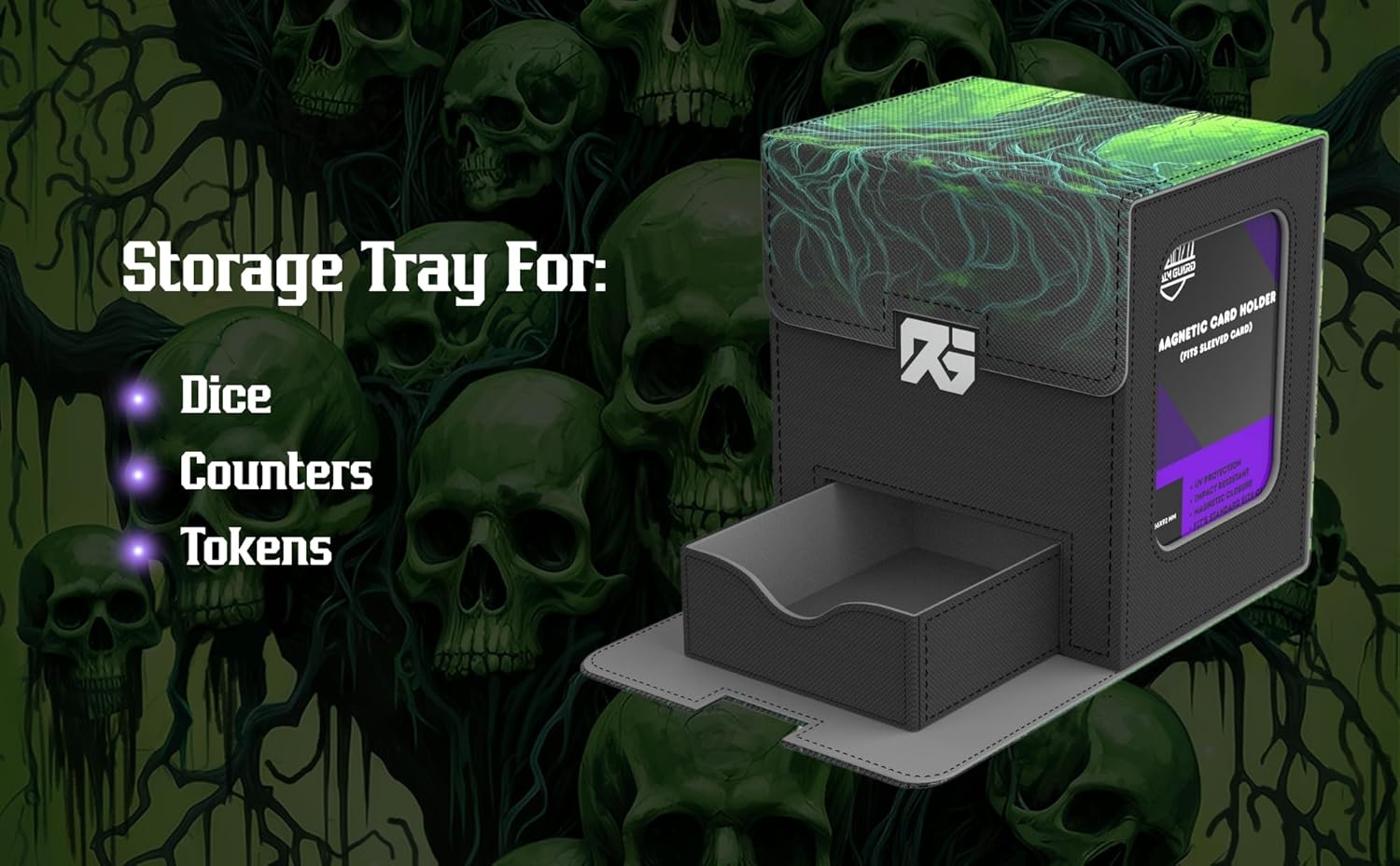 (Tree Of The Dead) 100+ Card MTG/TCG Art Deck Box With Storage