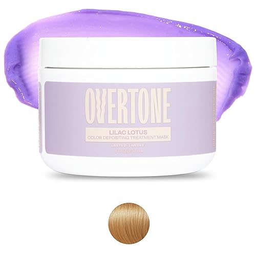 Miniatura 109 de Overtone - Acondicionador de tinte semipermanente para el cabello, 8 onzas, cabello natural y teñido, con manteca de karité y aceite de coco Azul