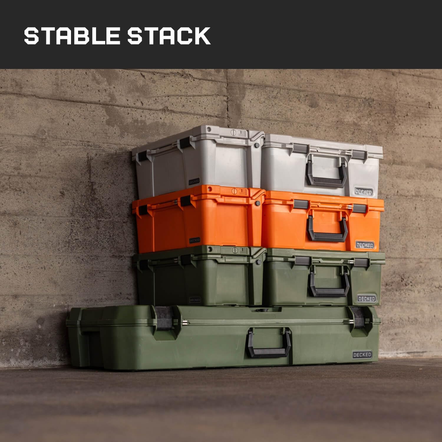 DECKED Halfrack 32 D-co Case - Blaze Orange