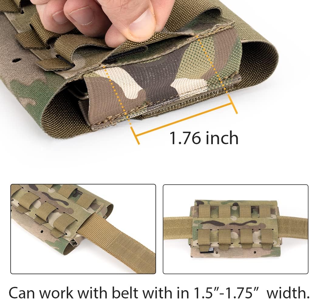Tactical Medical Pouch MOLLE EMT First Aid Pouch IFAK Utility Pouch Portable Trauma Bag 500D Nylon for Tactical Belt and Vest - Image 4