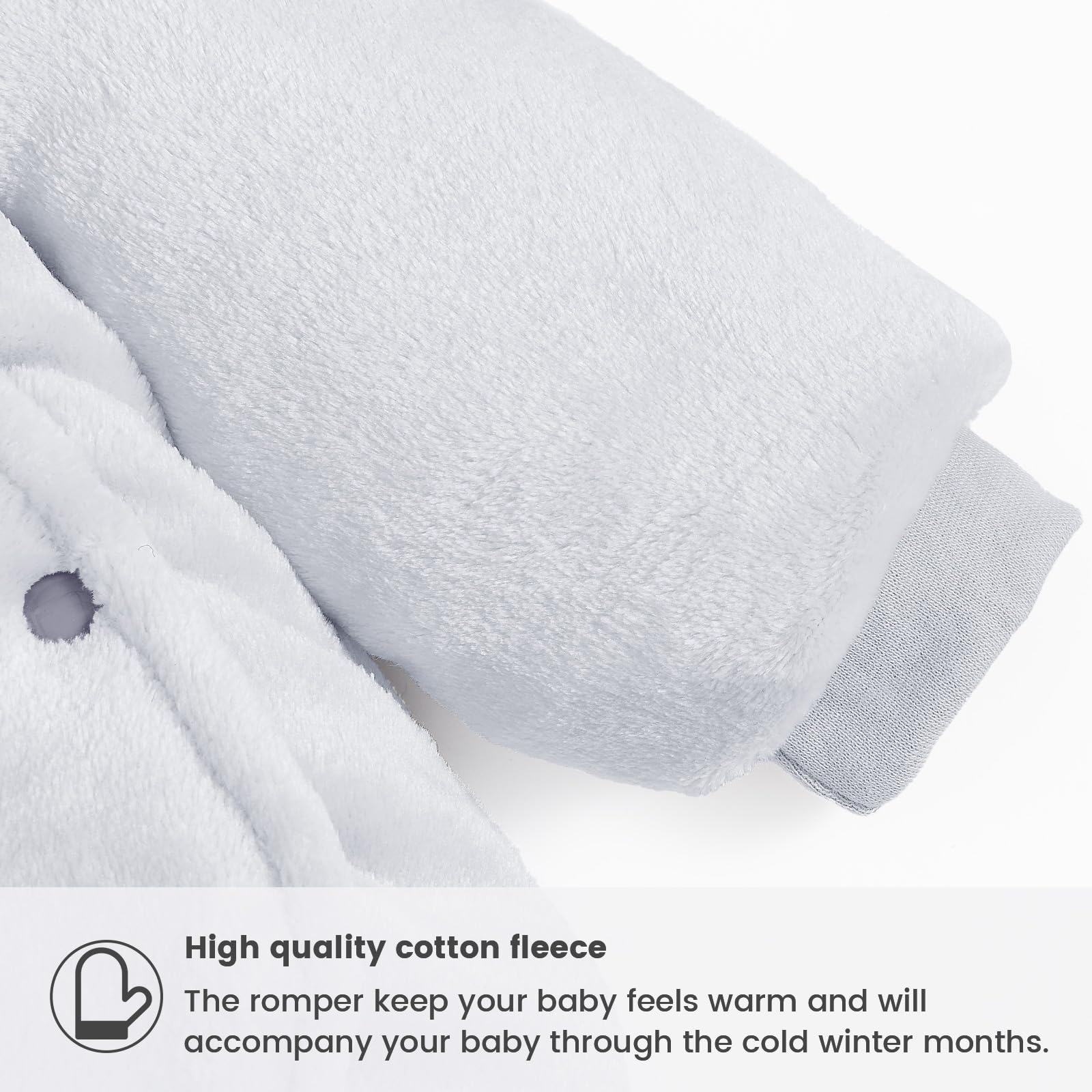 Combinaison d'hiver pour bébé avec capuche Combinaison de neige pour bébé Barboteuse d'hiver en flanelle Barboteuse Combinaison de jeu avec pieds Combinaison à motifs de dessins animés Vêtements pour