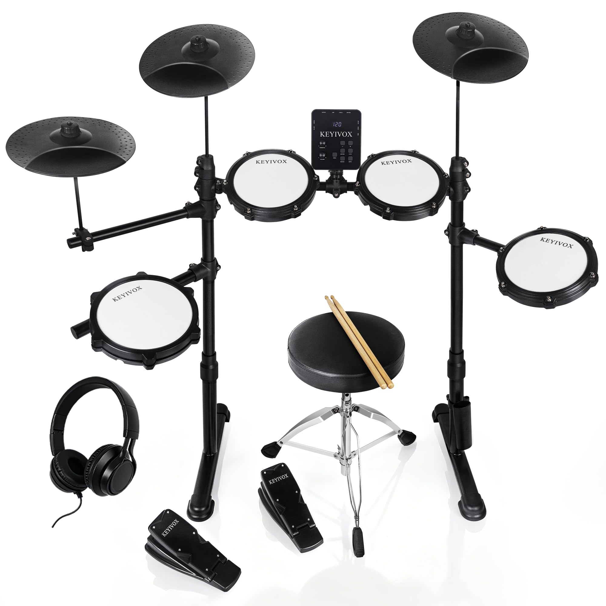 Amazon.com: Electric Drum Set - Silent Electronic Drum Set Adult