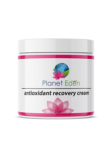 Planet Eden Crema natural de recuperación antioxidante para piel madura - Alivia y cura con humedad profunda, péptidos y extractos botánicos,