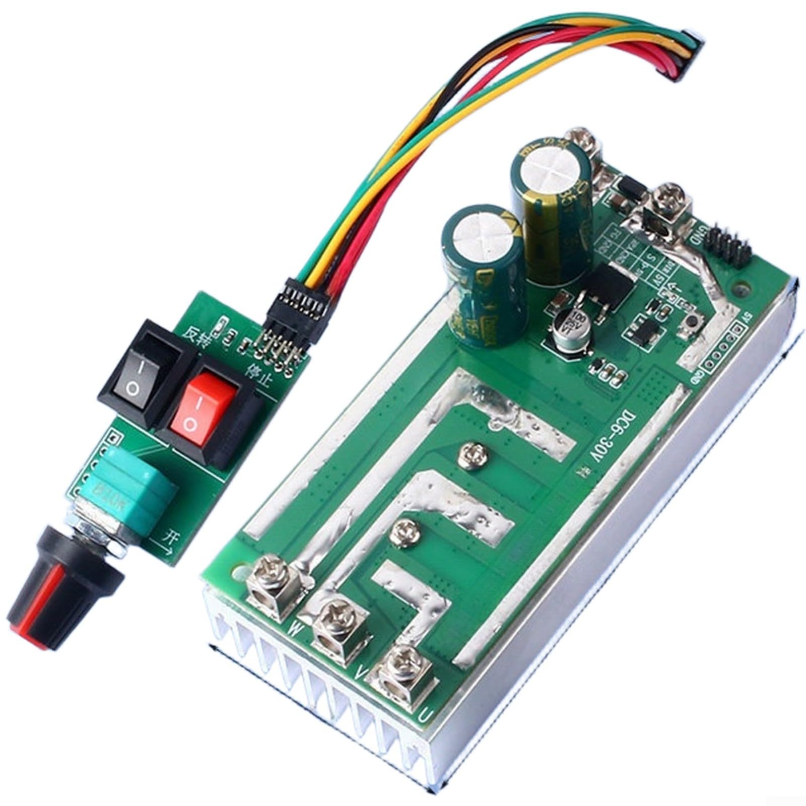 Controlador de motor sin escobillas 6-30V controlador BLDC 750W para motor trifásico 12V 24V