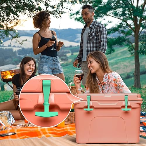 Miniatura 6 de ALAFAT Pestillos de tapa de repuesto (paquete de 2) compatibles con todos los refrigeradores Yeti, RTIC, otros refrigeradores duros relacionados,