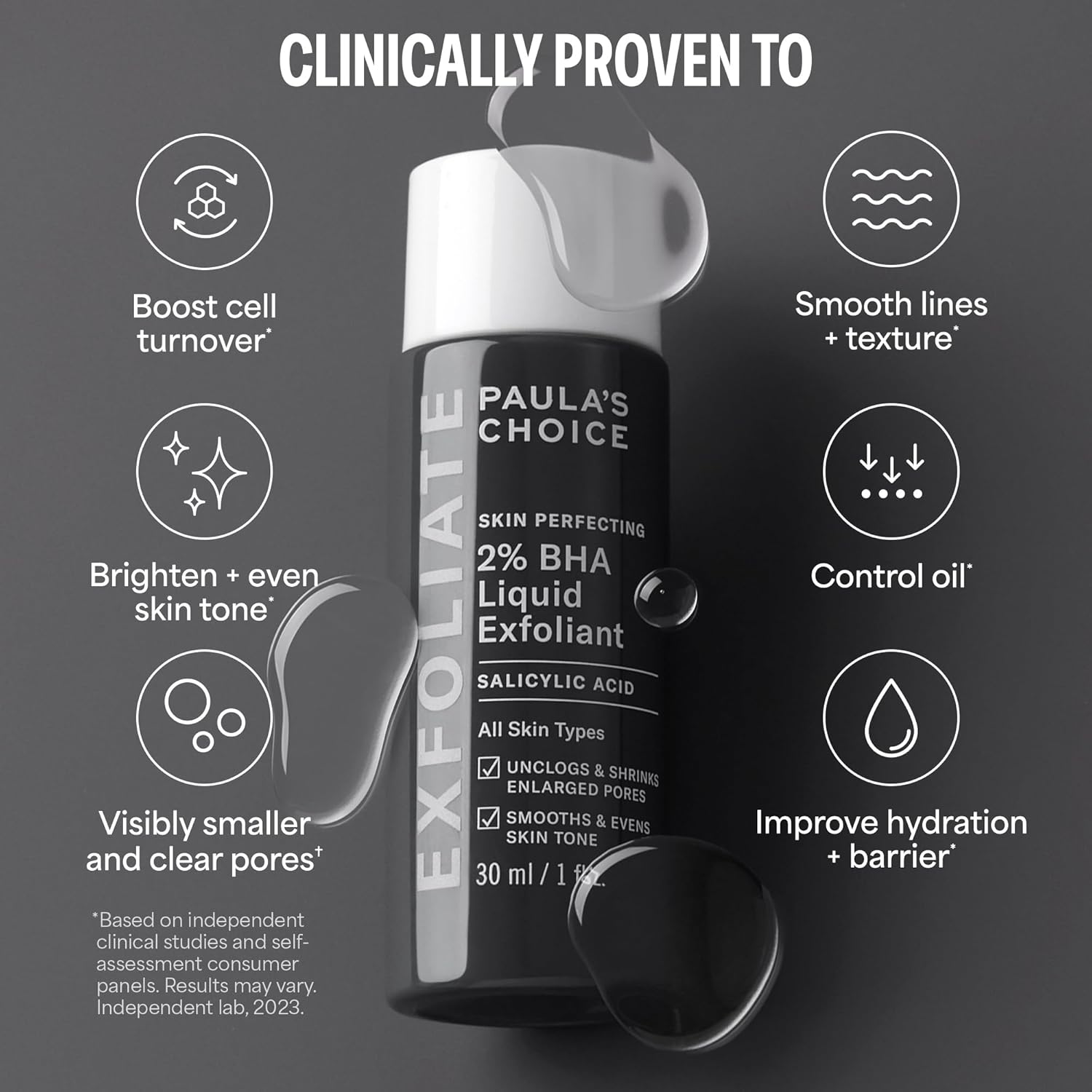 Paula’s Choice 10% Azelaic Acid Booster Cream Gel Serum + Travel Size 2% BHA Salicylic Acid Liquid Exfoliant Duo, Set of 2