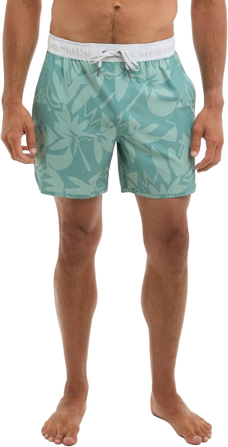 PELAGIC Men's Downswell Elastic Waist Shorts 16" Sage