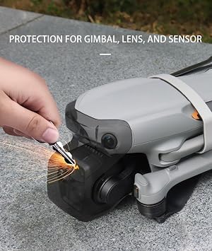 Gimbal Camera Protector for DJI Air 3S, Lens Cap Protector Case Gimbal Lens Cover for DJI Mavic Air 3S Drone