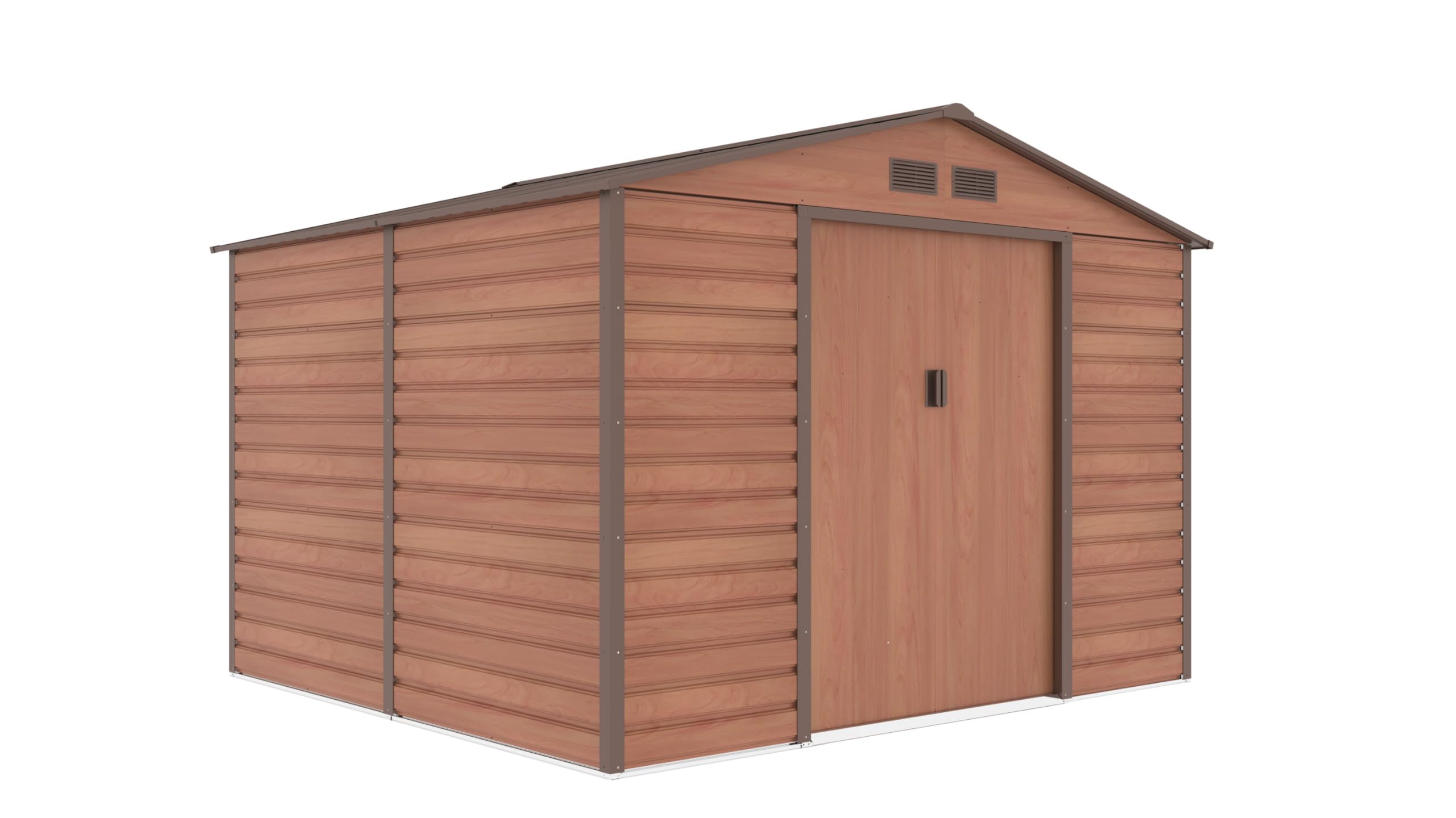 Domek ogrodowy G21 GAH 706-277 x 255 cm, brązowy, szopa na maszt, domek na narzędzia – łatwy montaż, 7,1 m²