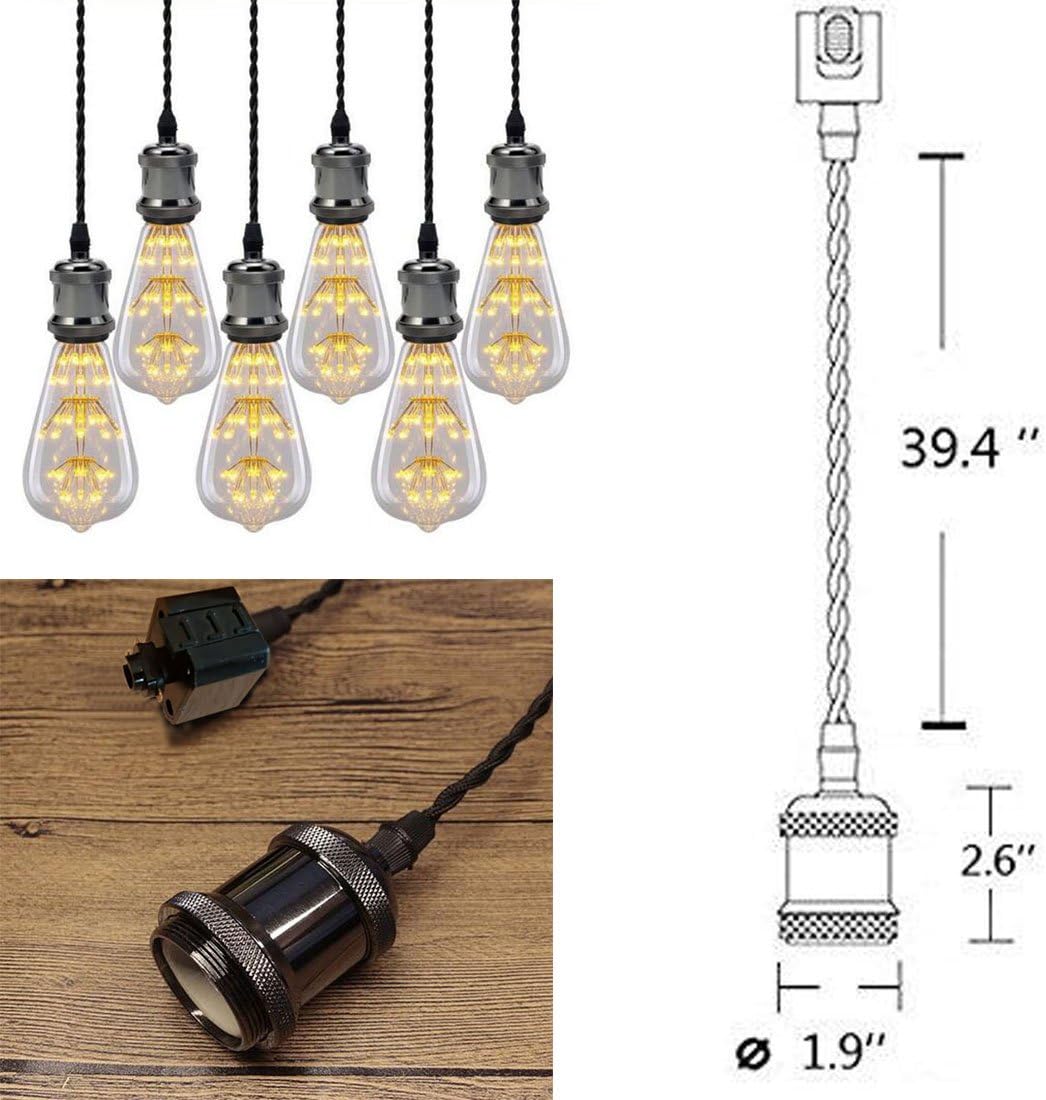 Crаzу Clеаrаnсе 3-Light H-Type Wire Track Light Pendants 39.37 Inch Cord Length Black Weave Rope Restaurant Chandelier Decorative Pendant Light Industrial Factory Pendant Lamp 3 Pack,Bulb Not Included Flаѕh Dеаlѕ - 70% оƒƒ 3-Light H-Type Wire Track Light Pendants 39.37 Inch Cord Length Black Weave Rope Restaurant Chandelier Decorative Pendant Light Industrial Factory Pendant Lamp 3 Pack,Bulb Not Included