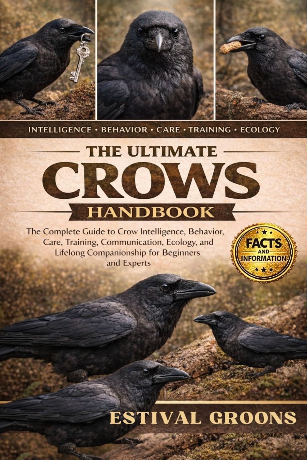 THE ULTIMATE CROWS HANDBOOK: The Complete Guide to Crow Intelligence, Behavior, Care, Training, Communication, Ecology, and Lifelong Companionship for Beginners and Experts