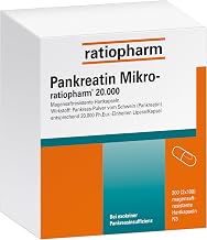 Pancreatin Mikro-ratiopharm 20,000: Supports Digestion in Pancreatic Disorders, 200 Gastric Juice-Resistant Hard Capsules