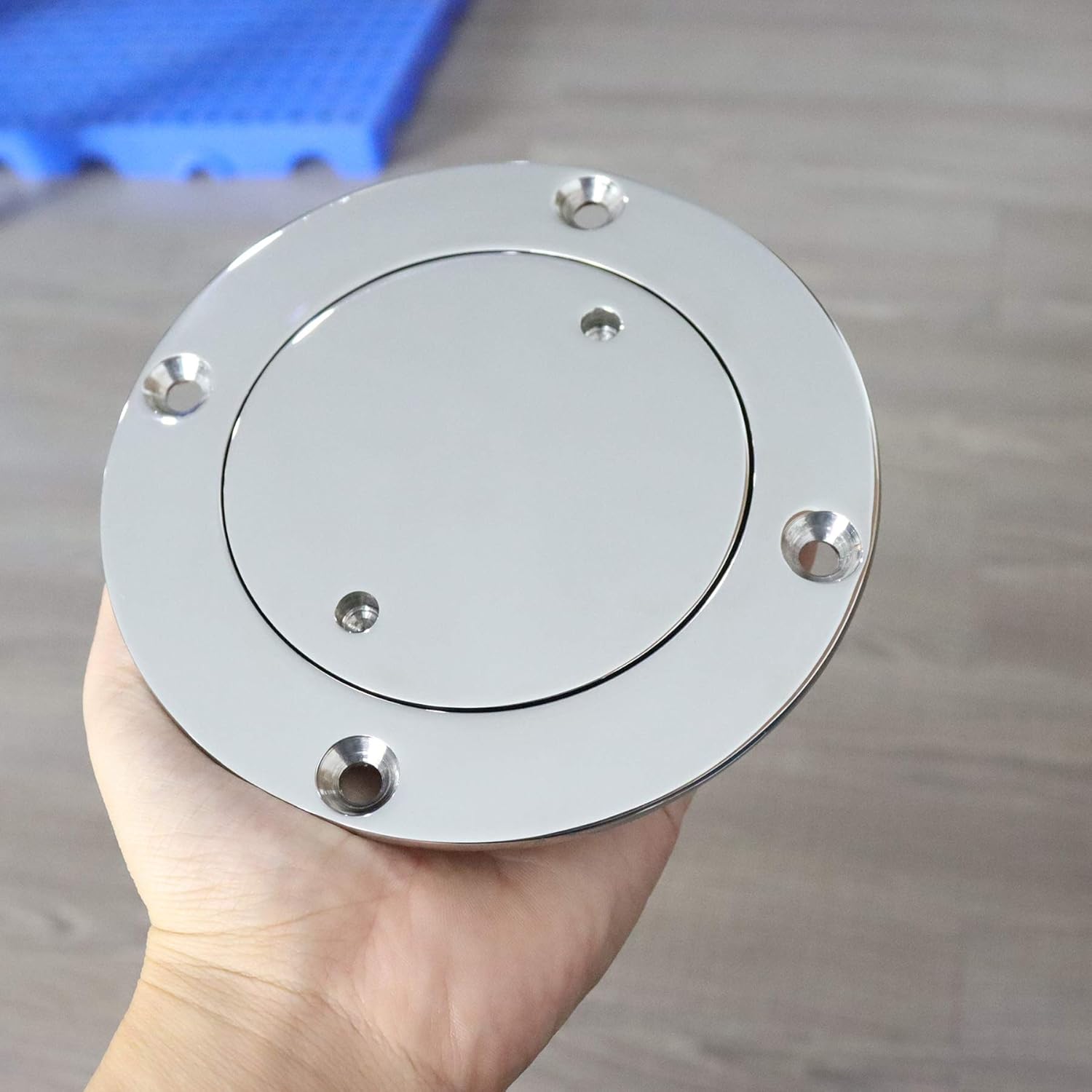 NRC&XRC Stainless Steel 316 Marine Boat Inspection Hatch Deck Plate Size 3in or 4in W/Screws