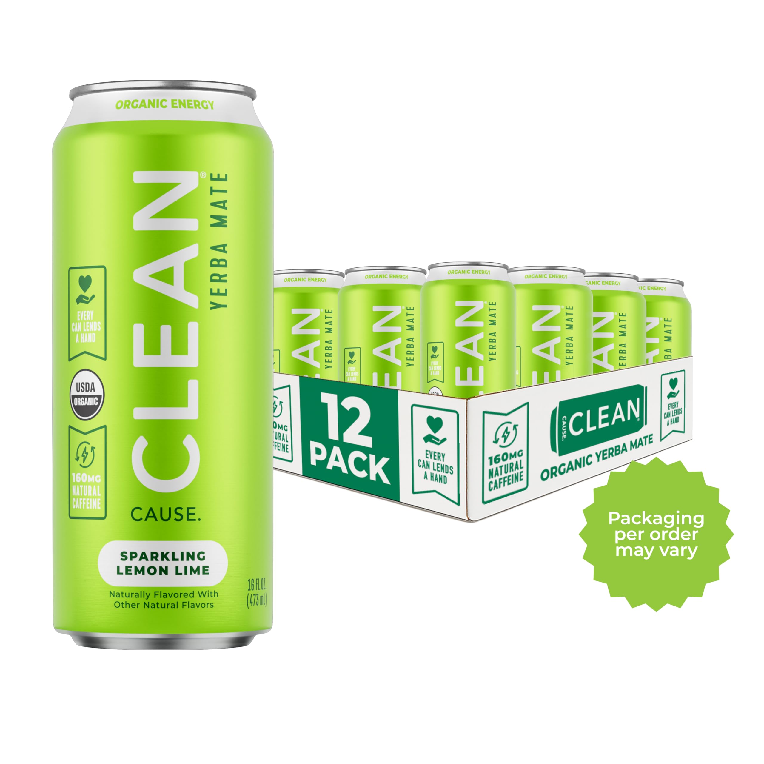 Snapklik.com : CLEAN Cause Low Calorie Lemon Lime USDA Organic ...
