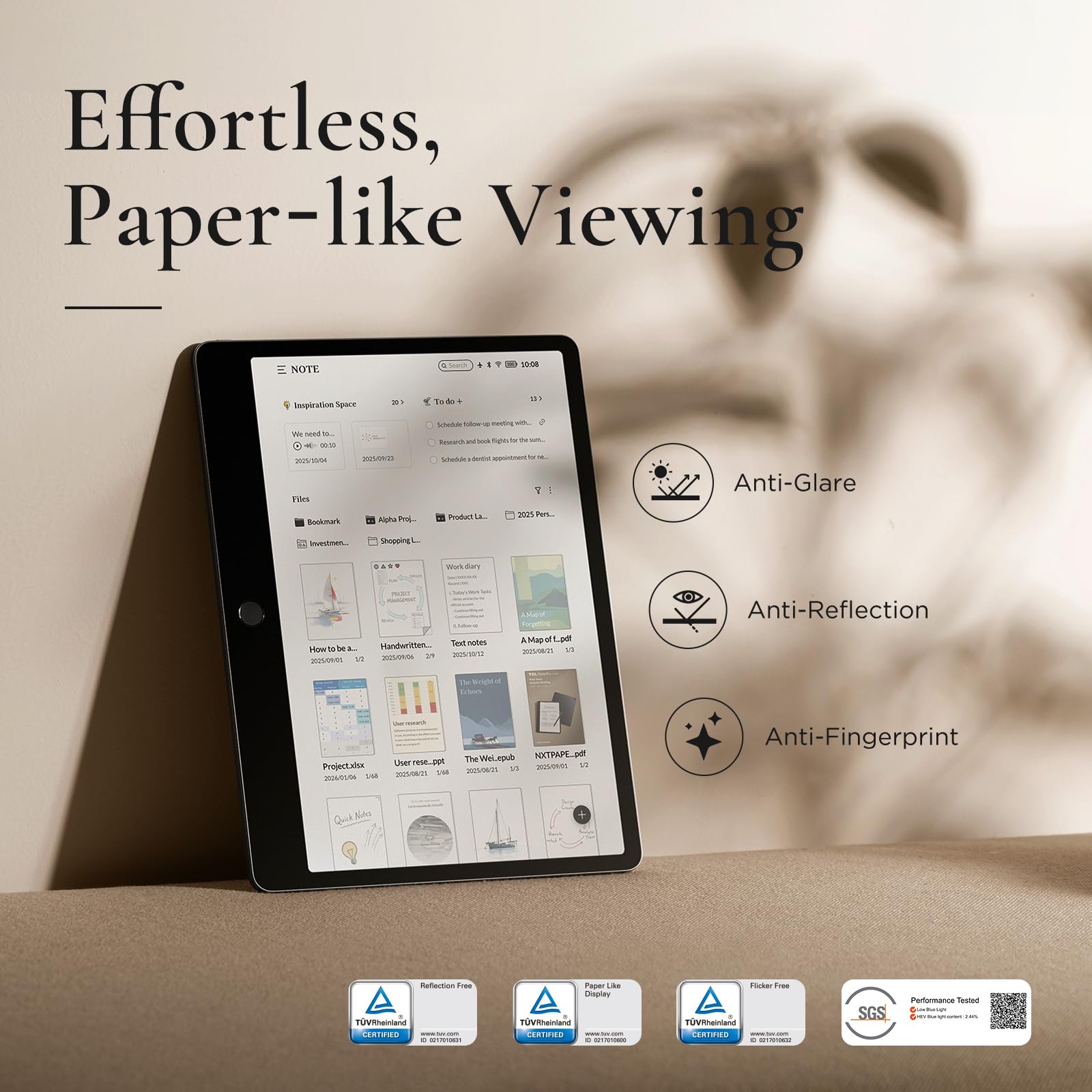 Amazon.co.jp: TCL Note A1 NXTPAPER ペーパータブレット、ペン