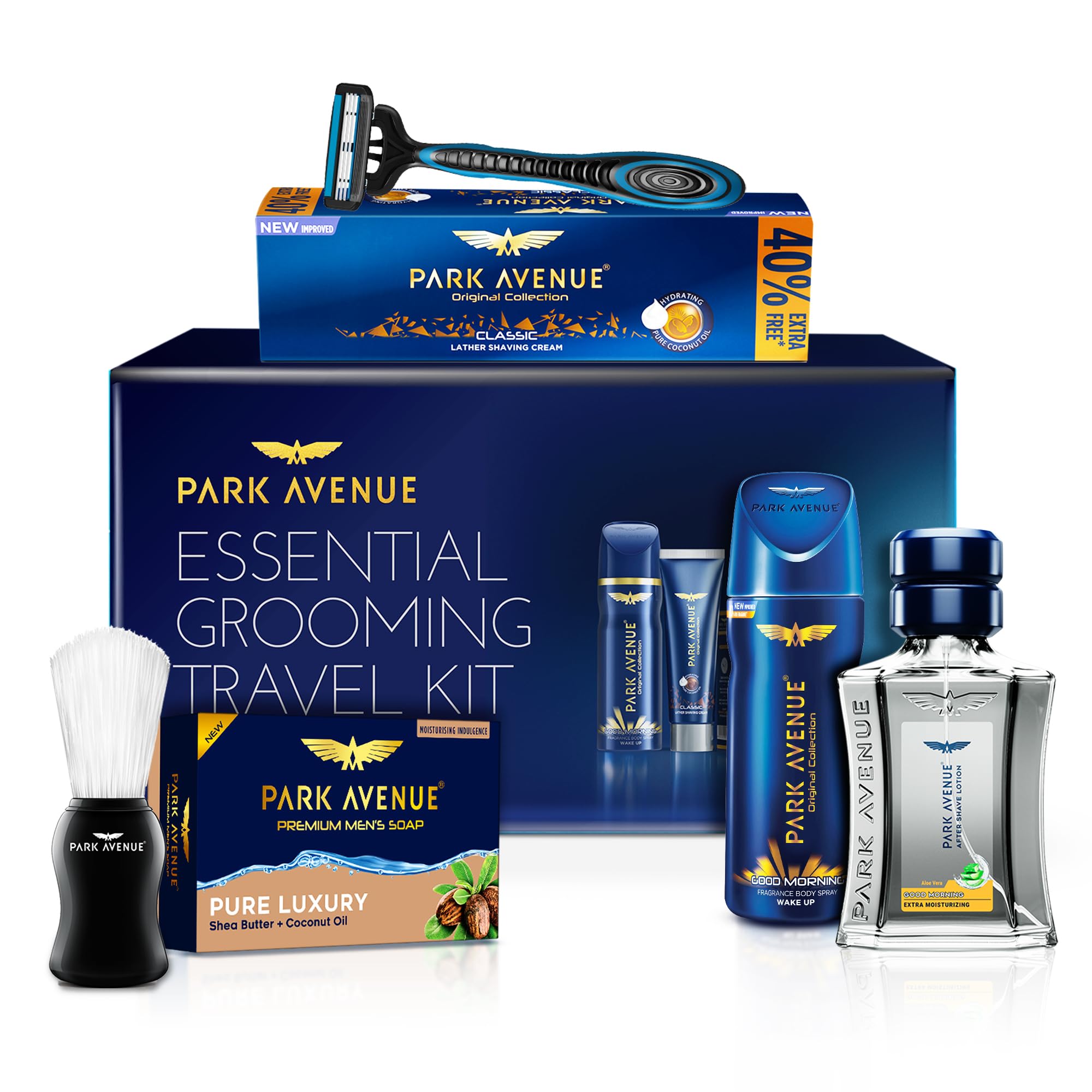 Essential Grooming Collection 7 in 1 Combo Grooming Kit for men