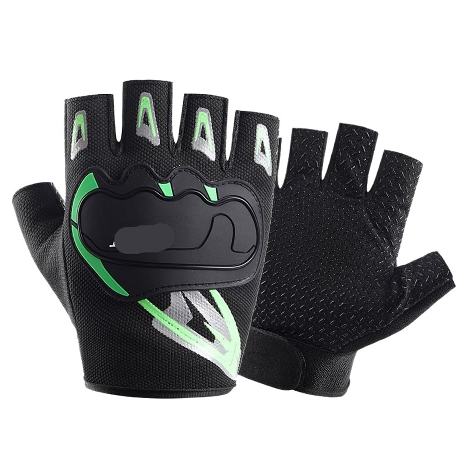 Guantes de gimnasio medio dedo transpirables antideslizantes hombre mujer fitness