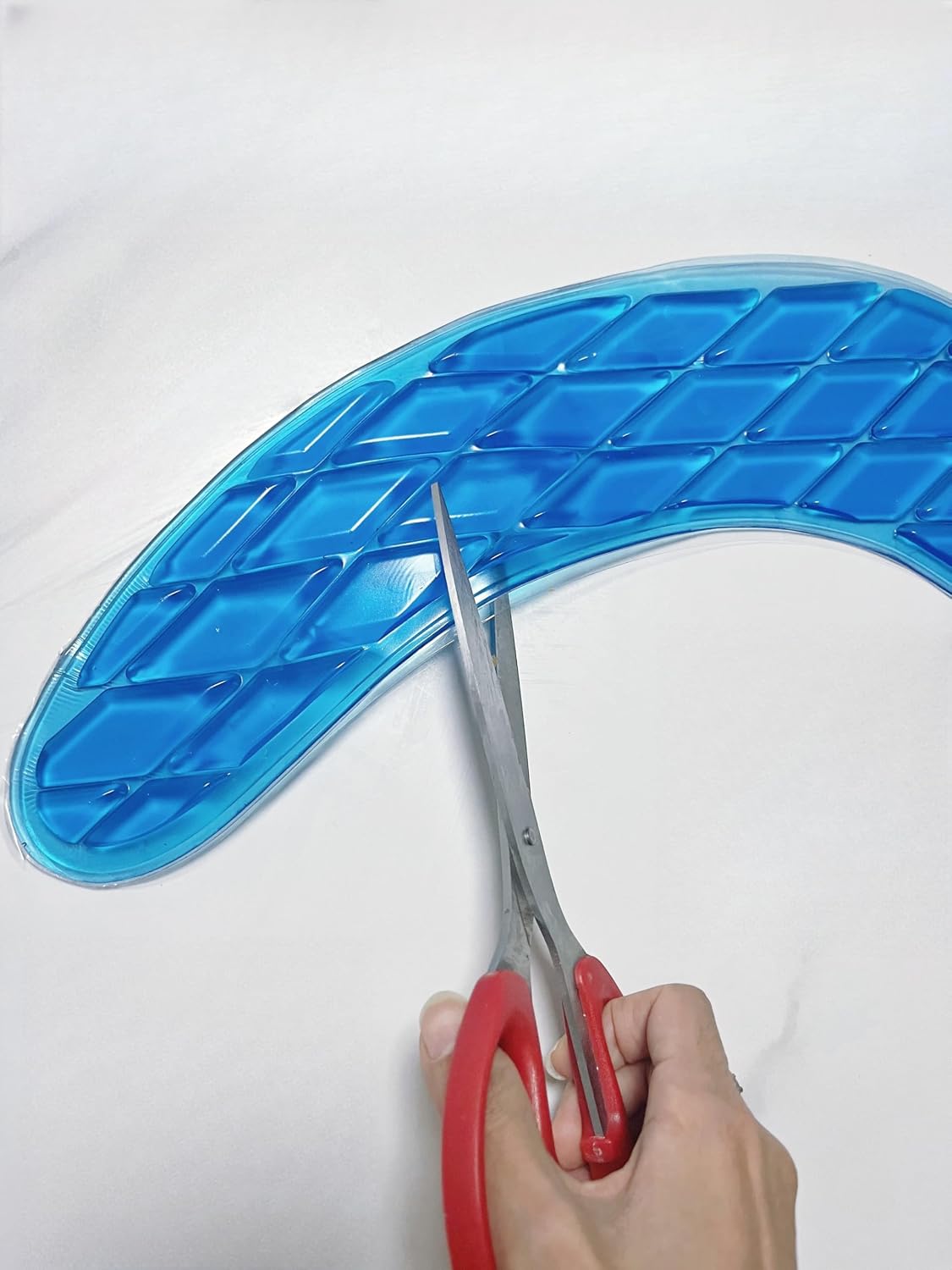 Gel Toilet Seat Cushion - Toilet Cushion for Bathroom - Portable and Washable - Universal Padded Toilet seat for Standard U Shape Toilet Seats -Adhesive Toilet Seat Cushion for Women Seniors (Clear)