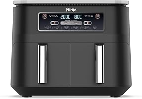 Ninja Airfryer AF300EU, Zwart, Heteluchtfriteuse, 7,6 L