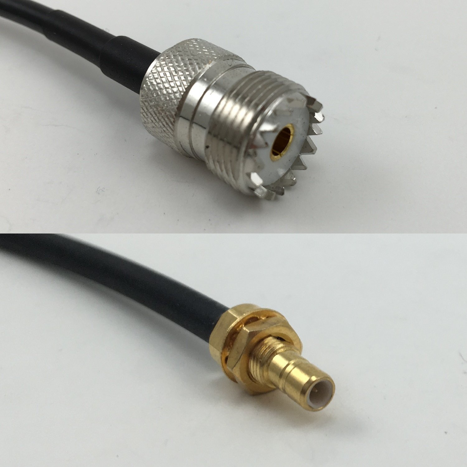 3 feet RG188 SO239 UHF Female to SMB MALE BULKHEAD Pigtail Jumper RF coaxial cable 50ohm Quick USA Shipping