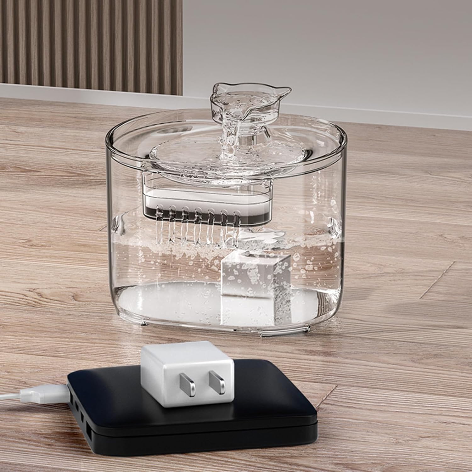 Cats Water Fountain Automatic Bowl Large Capacity Pet Dispenser Dogs Drinking Fountain for Small Cats Dogs Automatic Water Fountain for Small Cats Automatic Water Fountain for Small Dogs Automatic