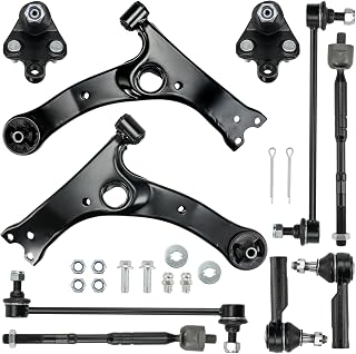 PHILTOP 8Pcs Suspension Kit Fit for 2009-2013 Corolla/Matrix 1.8L