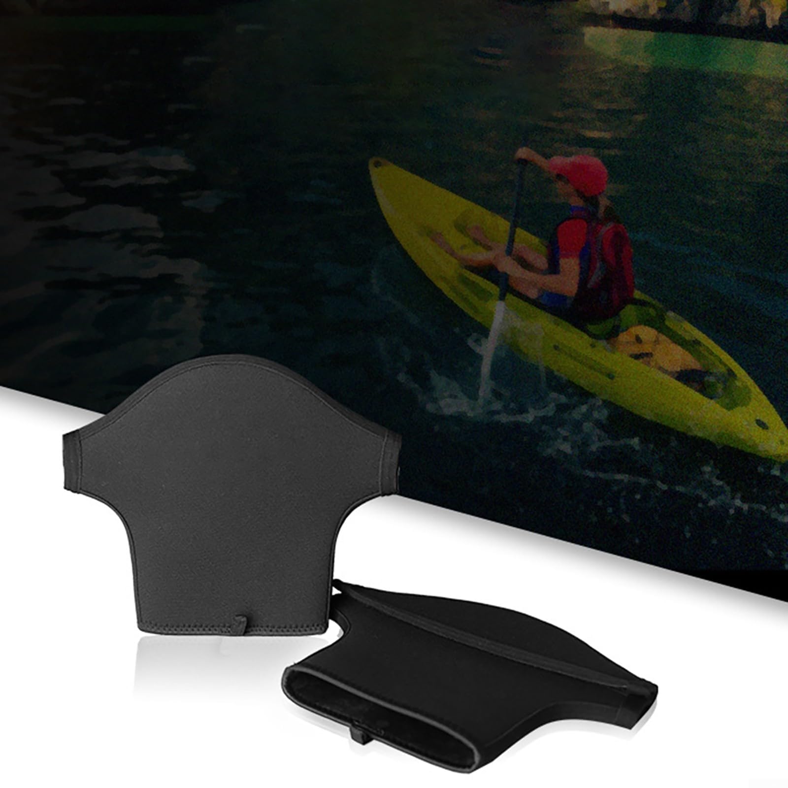 Guanti da kayak realizzati in neoprene progettati per il comfort negli sport acquatici