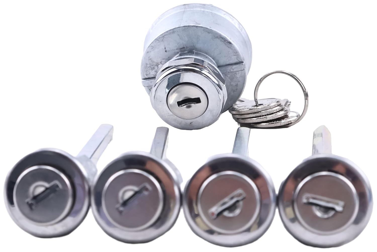 Ignition Switch Assembly Kit with 4 Door Lock Cylinder and 4 Key 23-09994C268 23-08598 30GN15 34RC156 Compatible with Peterbilt 379 377 359 378 349 385 362 Truck