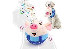 BABORUI Interactive Talking Pig Jumping Dog Toy