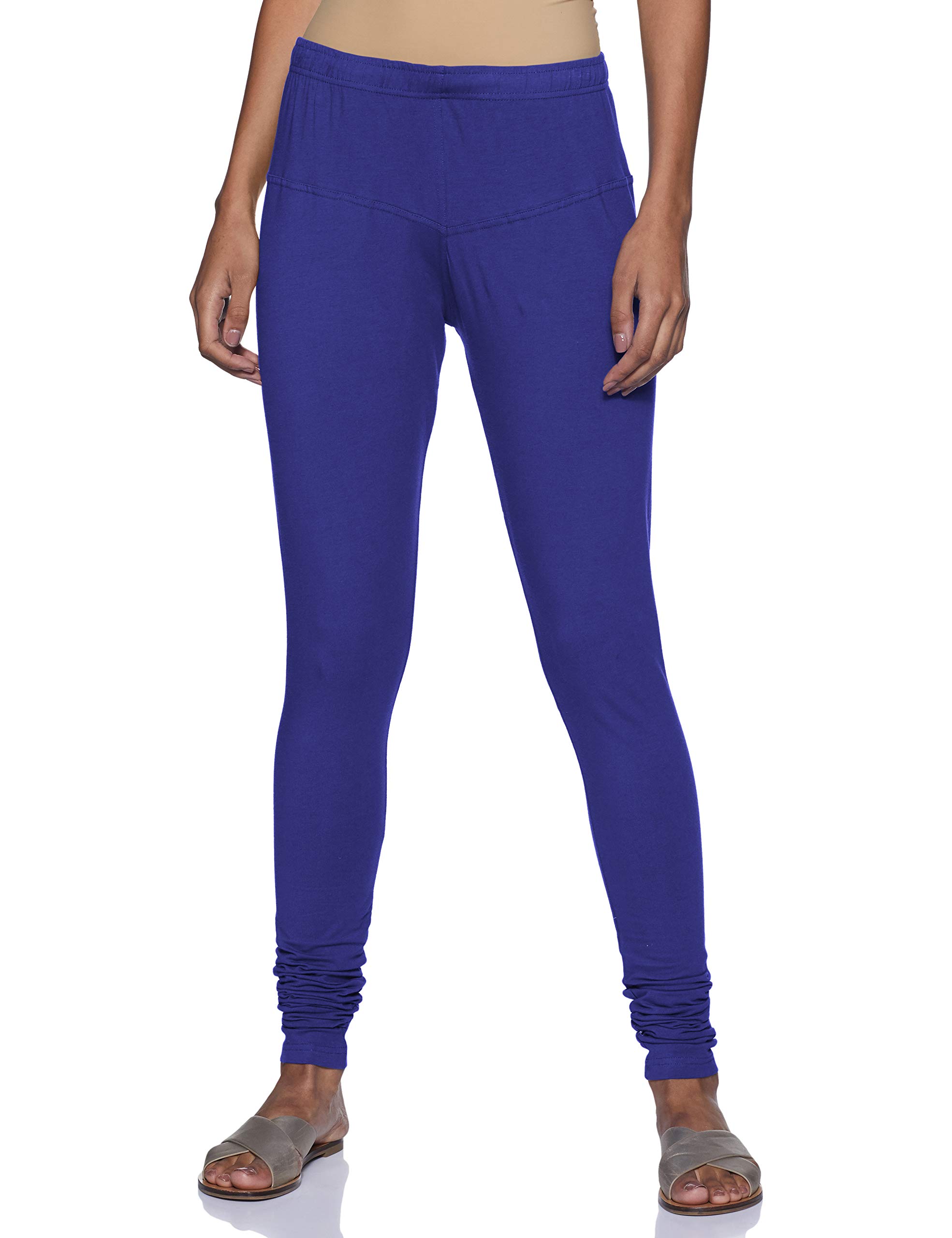 Softline Women's Skinny Leggings (Sl80Royal Blue Fs),Free Size-image-19