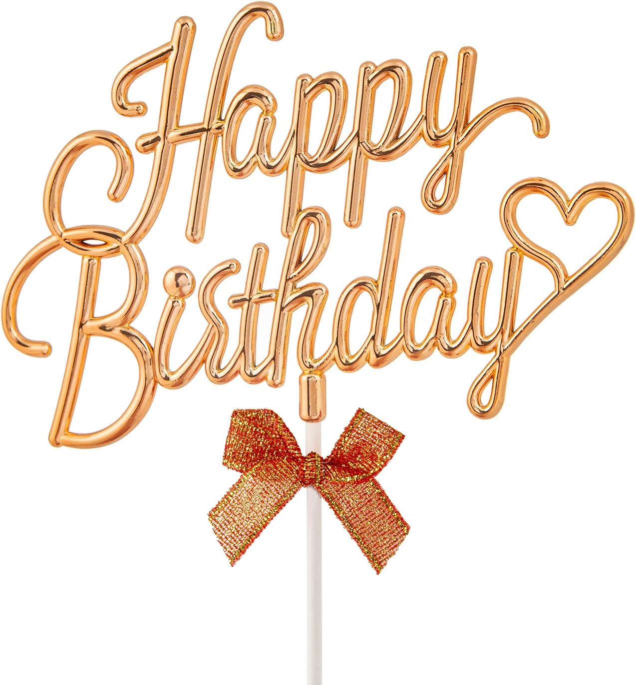 Silver 3D Double Sided Cursive Happy Birthday Cake Australia | Ubuy