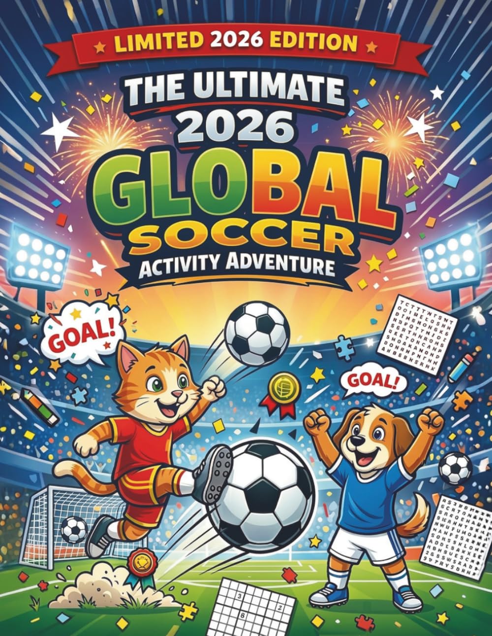 The Ultimate 2026 Global Soccer Activity Adventure for Kids: Mazes, Word Searches, Coloring Pages, Trivia, and Matchday Fun for Young Soccer Fans