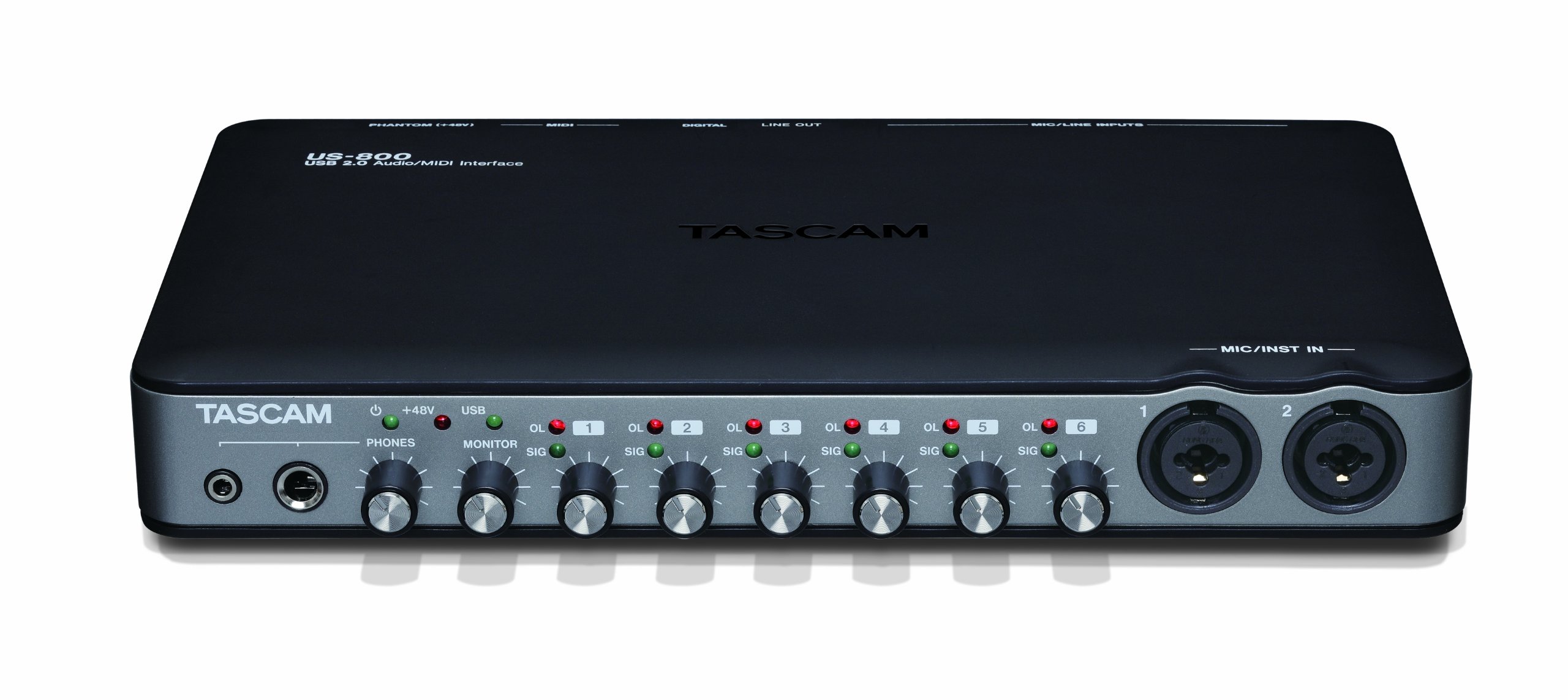 Tascam US-800 8 Input USB 2.0 Computer Audio Interface User Manual