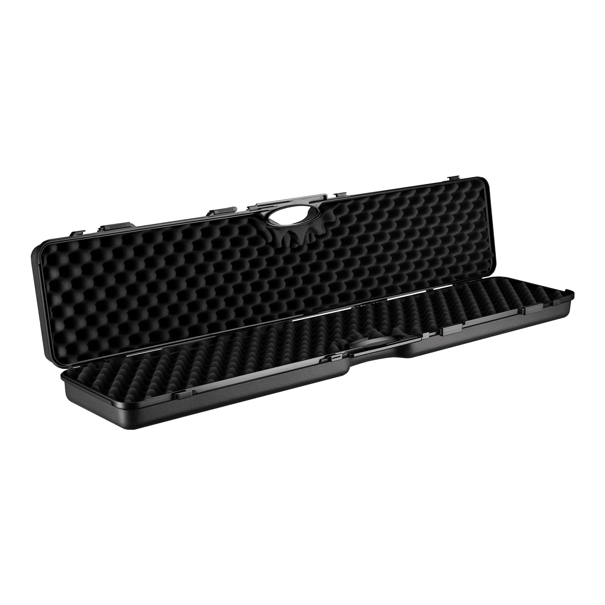Wiltec Valigetta porta armi, Custodia per due fucili 34,5" con cannocchiale, interno imbottito antiurto