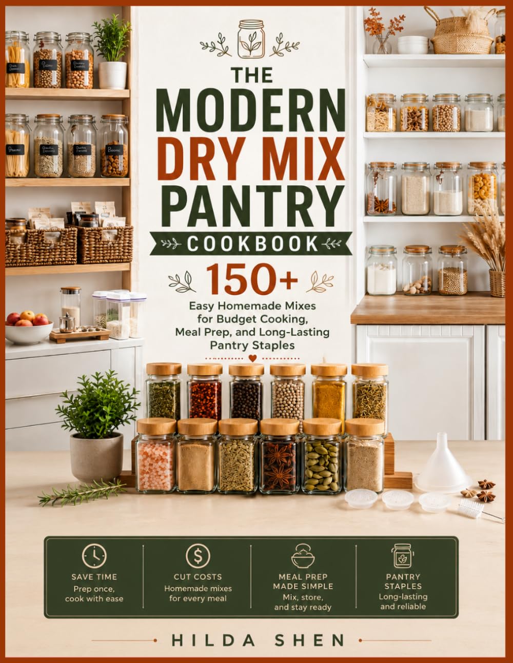 THE MODERN DRY MIX PANTRY COOKBOOK: 150+ Easy Homemade Mixes for Budget Cooking, Meal Prep, and Long-Lasting Pantry Staples