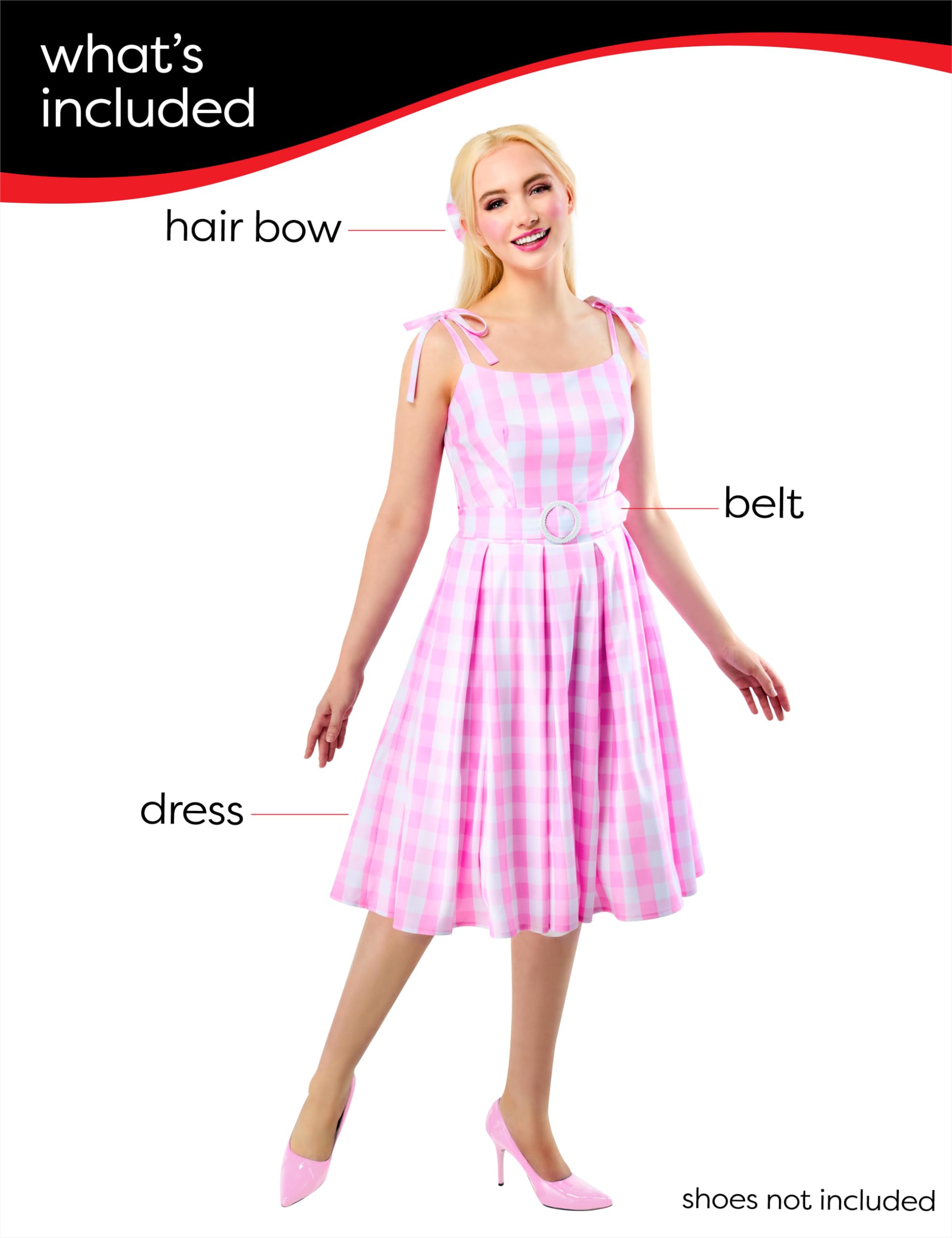 Rubies Fantazyjna sukienka dla dorosłych Kobiety Barbie Perfect Day Adult Costume (1 w zestawie)
