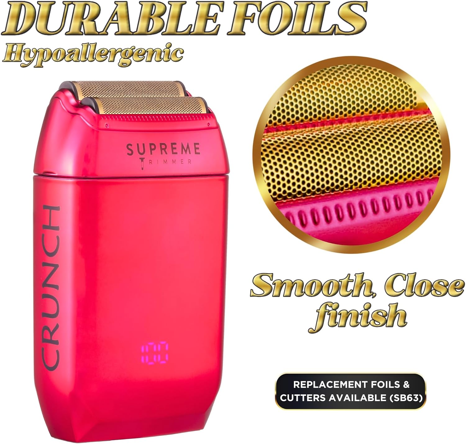 Supreme Trimmer Crunch Foil Shaver + Blade