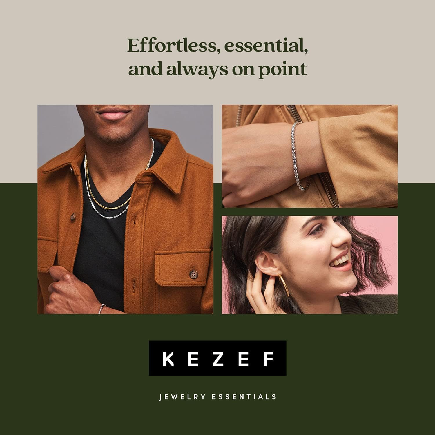 KEZEF 18k 2mm Gold Plated 925 Sterling Silver Necklace Chains Italian Figaro 14"-42" Gold Necklace Chain Sterling Silver Necklace for Women Mens Necklace Chain - Image 7