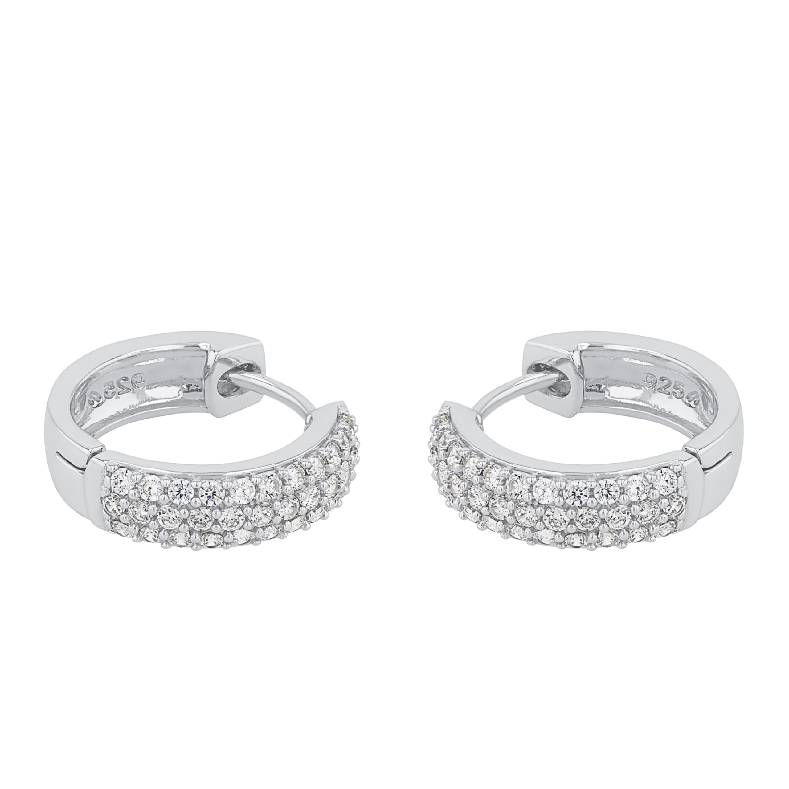 s.Oliver Ohrringe 925 Sterling Silber/Edelstahl Damen, Ohrschmuck, Kommt in Schmuck Geschenk Box