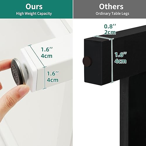 Miniatura 5 de DWVO Soporte de metal resistente para acuario con tomas de corriente, gabinete para almacenamiento de accesorios de pecera, adecuado para soporte de