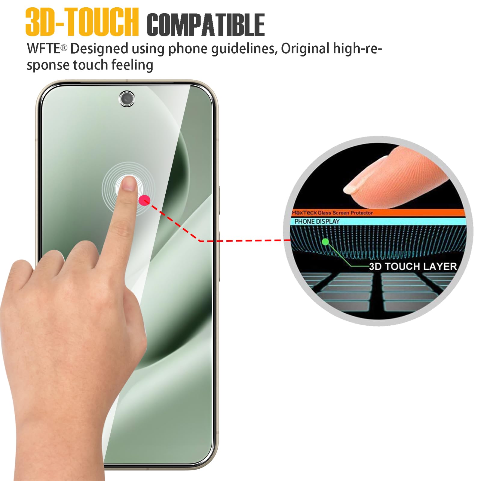 WFTE Lot De 2 Verres Trempés 0,26mm Pour Google Pixel 10 Pro XL – Dureté 9H, 99% Transparence, Anti-empreintes