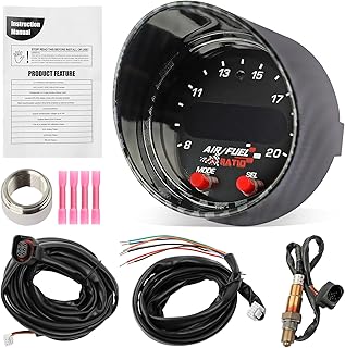 30-0300 Wideband UGEO Air Fuel Ratio AFR 52mm with 4.9 LSU Sensor Controller Gauget kit