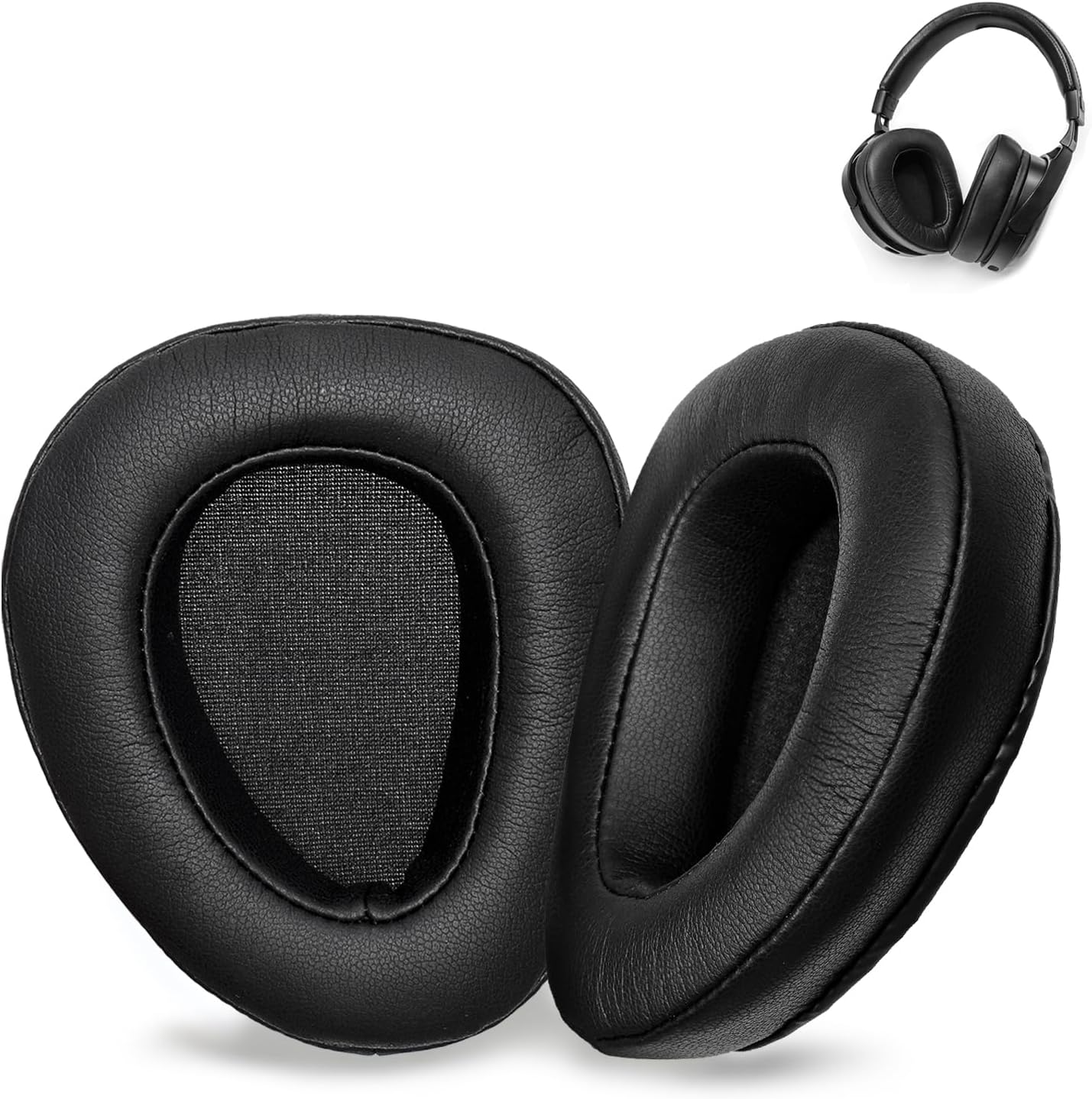 Sheepskin Real Leather Ear Pads Foam Cushion Compatible with Audeze Sine Planar Headphone (Sheepskin Leather)