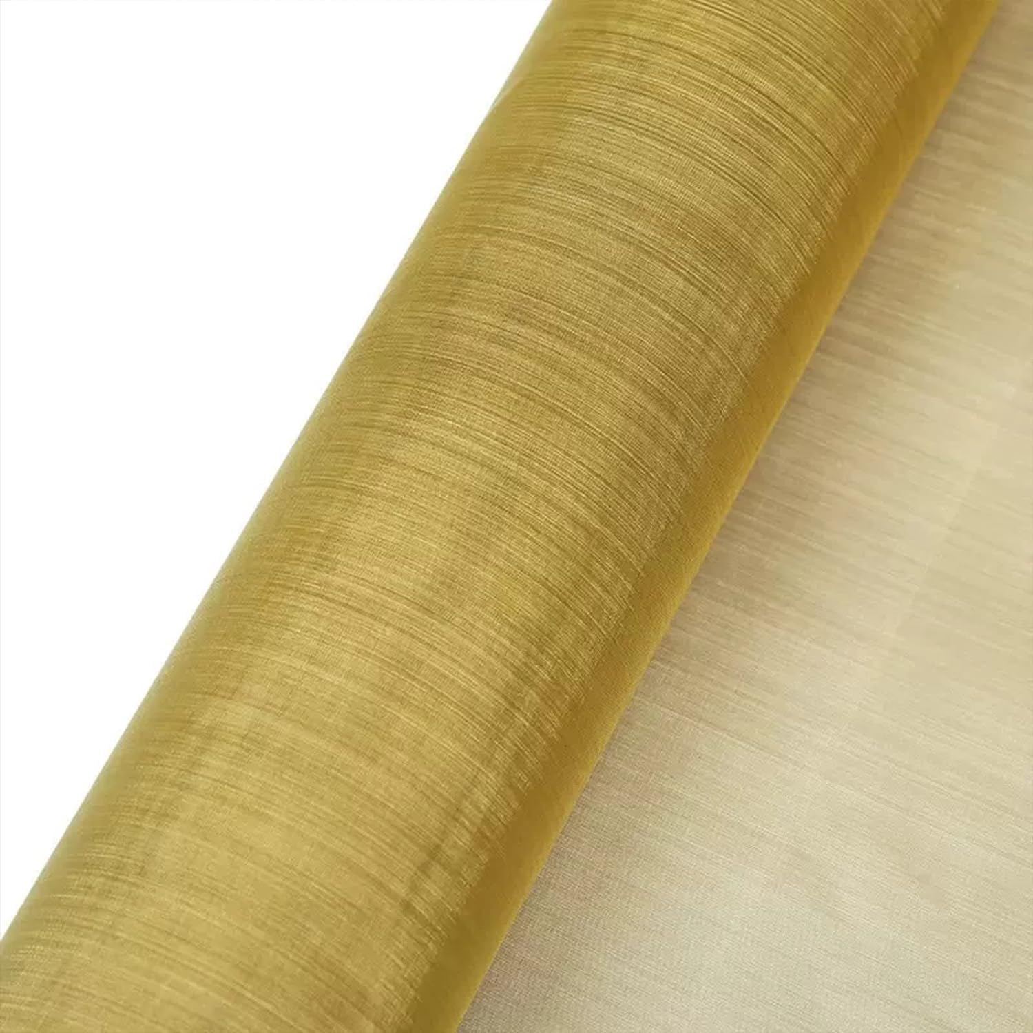 Copper Screen, Yellow Brass Mesh Roll EMF Shielding Radiation Protection 20-180, 1x1m(Brass 100mesh)