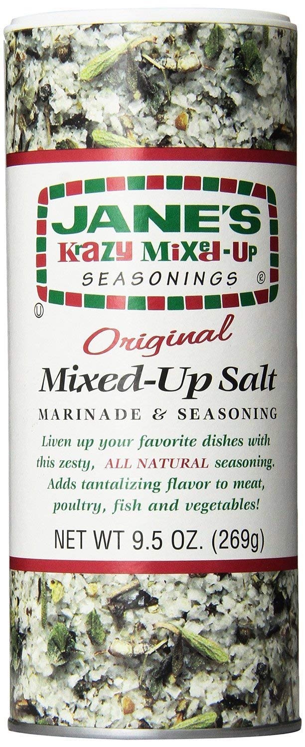 Jane's Krazy Seasonings Mixed Up Salt Canister, 9.5 Ounce (3 Pack)