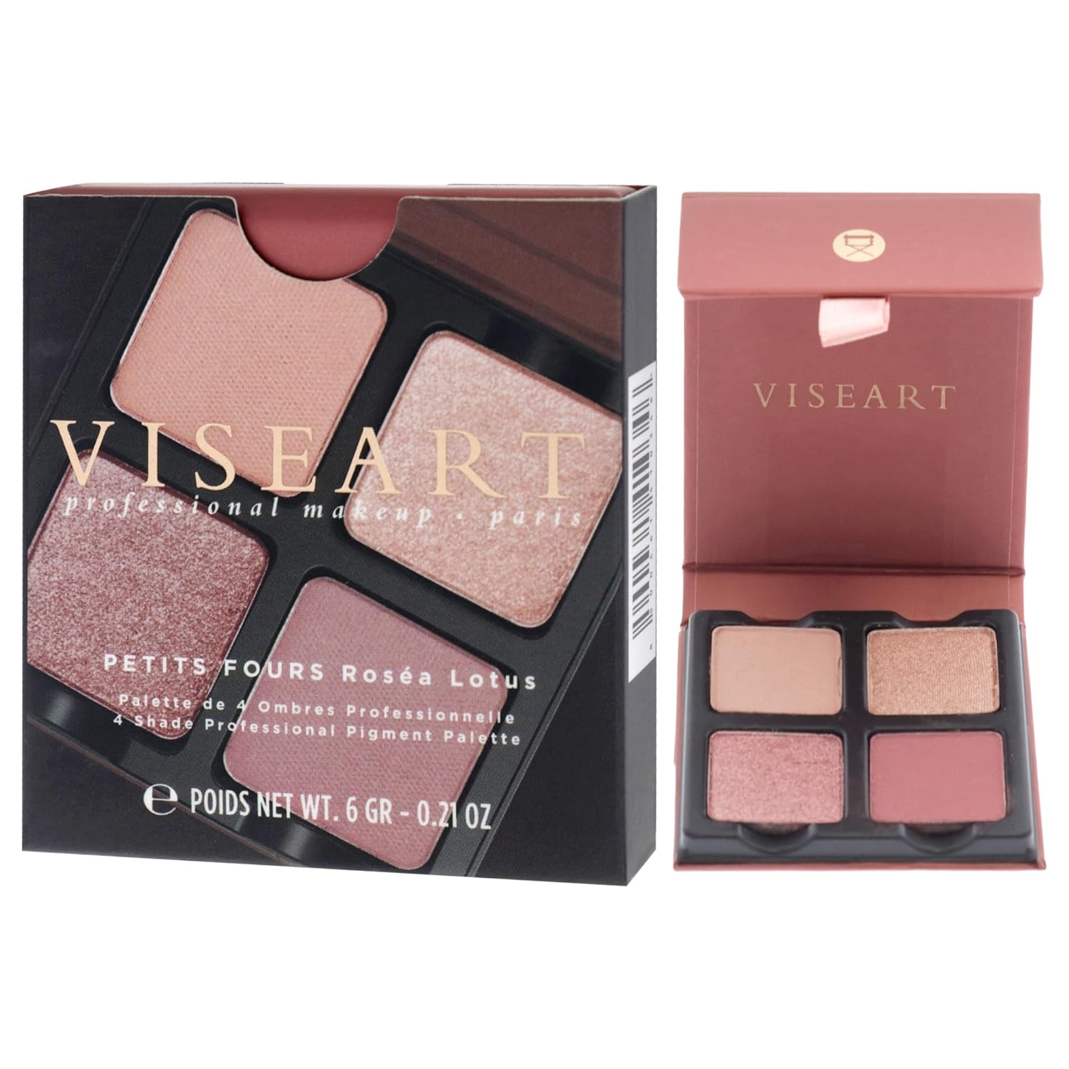 Petits Fours Eyeshadow Palette - Rosea Lotus by Viseart Paris for Women - 0.21 oz Eye Shadow - Image 4