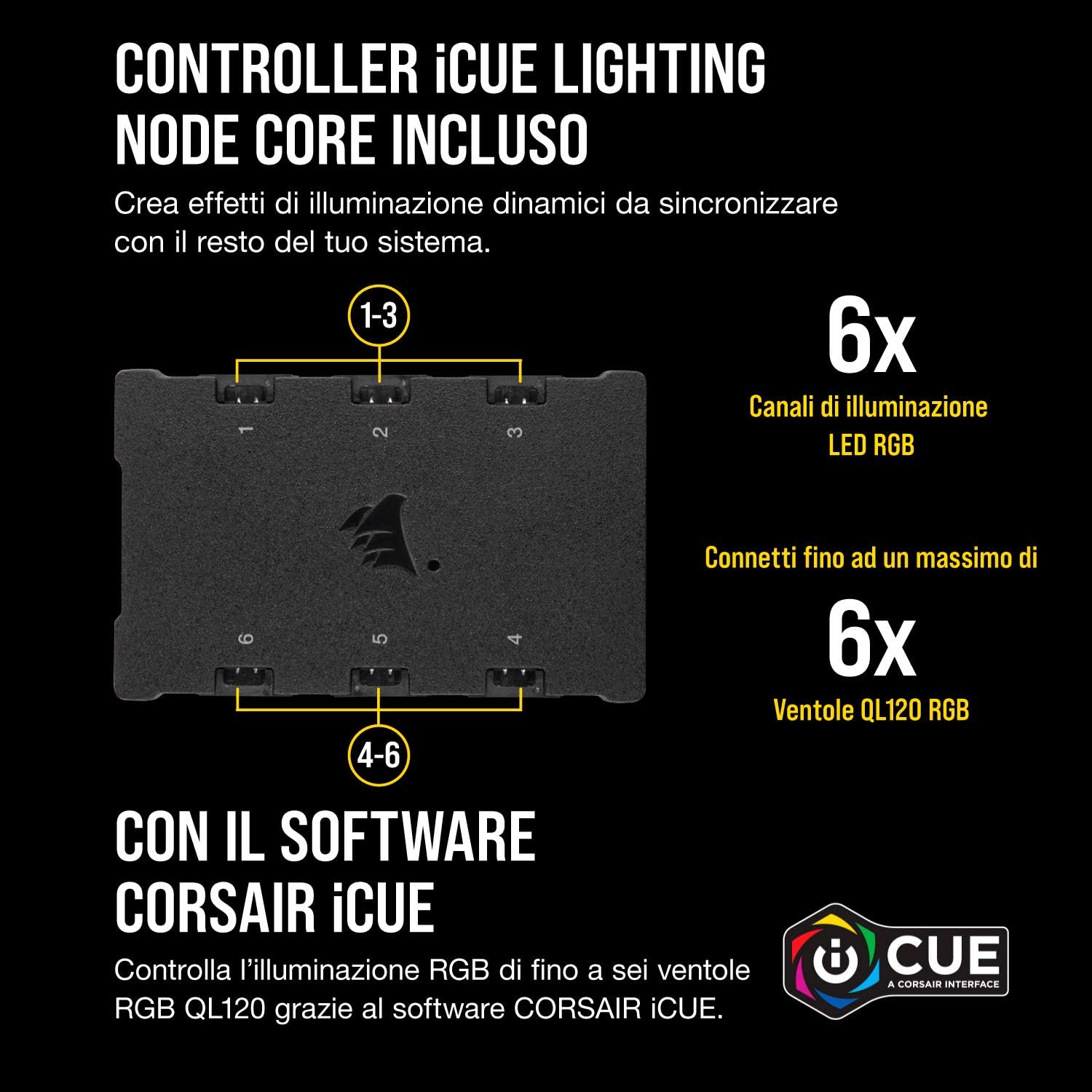 QL120 RGB Ventola con 102 LED RGB Regolabili - Sistema di raffreddamento - Immagine 4